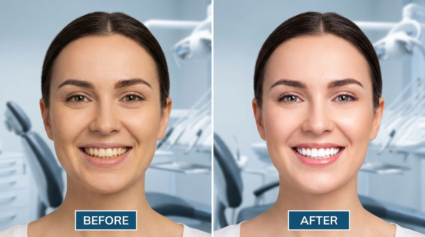 Professional teeth whitening at My Dentist Chandler